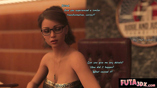 Futa3dX - Courthouse Futa Drama Turns To Steamy AF SUGARY-SWEET 3some