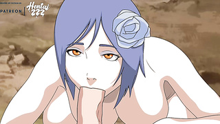 NARUTO KONAN BLOW-JOB POINT OF VIEW ANIME PORN