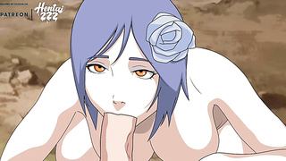 NARUTO KONAN BLOW-JOB POINT OF VIEW ANIME PORN