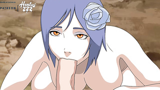 NARUTO KONAN BLOW-JOB POINT OF VIEW ANIME PORN