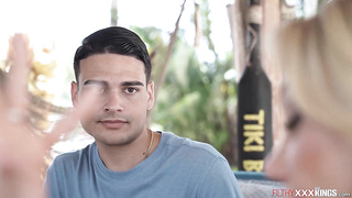 Sonny creampied good-sized titty ash-blonde stepmother