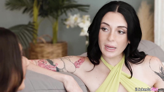 G/g honey poon tonguing wifes stepsis