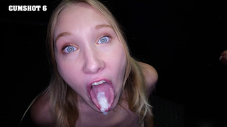 The jizz matches your blue eyes, McKenna!