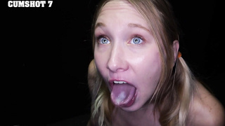 The jizz matches your blue eyes, McKenna!