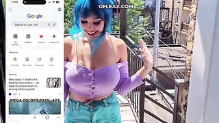 Psycho Giant Knockers Coworker Nymph POINT OF VIEW Orgy --- Tiny Puck