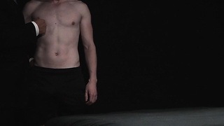 Eric Glamorous's fuck stick romping with suited Jax Thirio