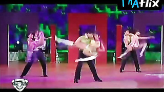 Adabel Guerrero Jugs Vignette in Bailando Por Un Sueno Argentina