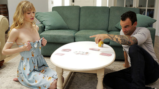 Unwrap poker with nubile stepsis end in intercourse