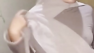 Istri Hijaber Binal Hyper Tembak Dalam