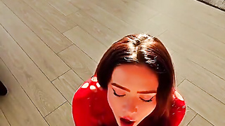 Lilbabymj Receives Cim After Railing A Beefstick