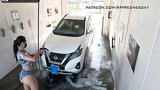 AmWednesday - Van Wash Pt two (Exterior Security Camera Angle)