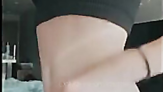 xmimirose demonstrates off her brilliant figure