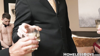 Mitch Cox's ginormous boner pumps lad Tom Bentley's rump utter