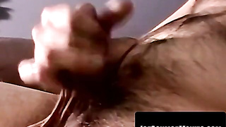 Sloppy blondie flaunts unshaved pubic hair and milks prick aggressively