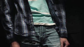 Suited Eli Bennet's ginormous fountain with suited Legrand Hairy man's boner