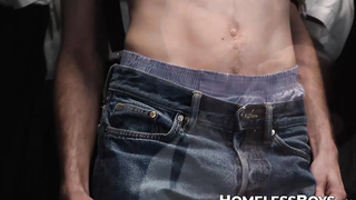 Jaden Desires' squeals in a fake penis sesh with bearded Felix Kamp