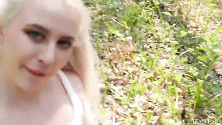 ??? Banged a Blond in the Forest and Concluded on Her Face ?