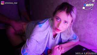 Step-dad Banged His Daughter-in-law During the Broadcast. Good-sized Cum shot on F...