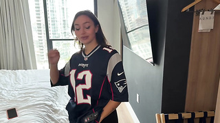 Quickie Find-Professional Cutie Drills A Patriots Player - Sisi Rose