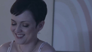 Thin sandy-haired bj's big black cock in a gloryhole