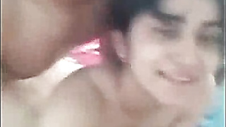 Super-cute Indian Woman Funbags Deep-throating and Pummeling