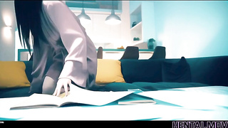 Japanese Girl Gets Nailed Her Slots and Cumflated By Mind-managed Dude