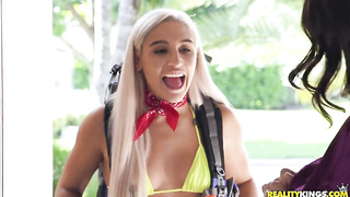 Backpackers Remain In Alexis Fawx's Home - Bella Danger