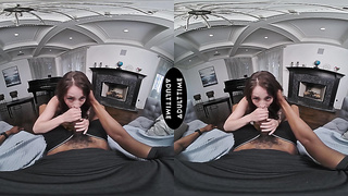 UP CLOSE VR - PHAT ASS WHITE GIRL Hotty In Fabulous Underwear Maddy May Has Her Vulva DESTROYED By Your Monster Meatpipe POINT OF VIEW