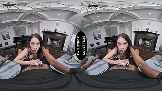 UP CLOSE VR - PHAT ASS WHITE GIRL Hotty In Fabulous Underwear Maddy May Has Her Vulva DESTROYED By Your Monster Meatpipe POINT OF VIEW