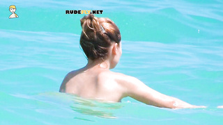 Sleekest naturist have fun in the torrid water