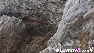 Sumptuous phat fun bags Thai teenage solo striptease