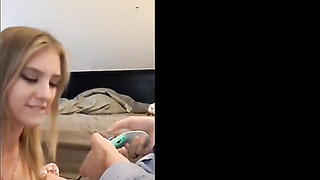 Melody Marks Offers A Titfucking And Oral job