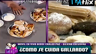 Silvina Escudero Bosoms, Swimsuit Vignette in Cuestion De Peso