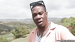 Cubbi Thompson Blows A BIG BLACK COCK And Rails It