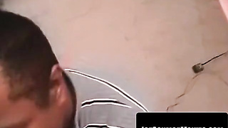 Studâs solo home sesh escalates to a perspiring ejaculation