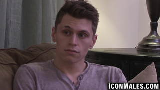 Troy Accola arches for Pierce Hartmans anal invasion piercing