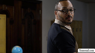 Providing my professor deep throat to pass my grade