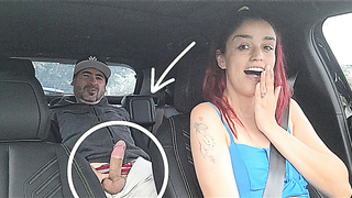 Passenger Milks behind the App Driver! (Fanny Spurting)