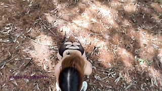 Scary Flick Romps a Massive Latina Bootie in Undergarments in a Public Park in Wide Day...