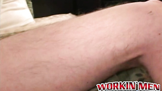 Fellow takes off down and flashes off all his tattoos and piercings