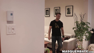 Steaming tattoed handyman anals his fabulous client