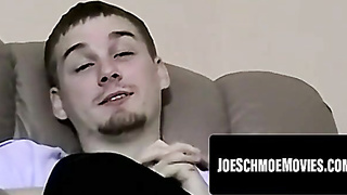 Yam-sized dicked youngster pummels knuckle to explosive ejaculation