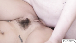 I visit my TRANSSEXUAL bestie and finished up getting rock-hard banged