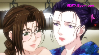 2 Sweethearts Probe Wild Dreams Together - ANIME PORN