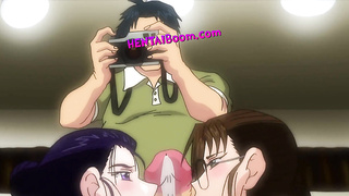 2 Sweethearts Probe Wild Dreams Together - ANIME PORN