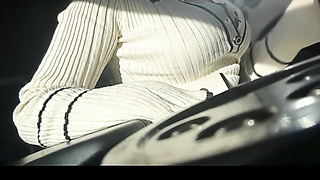 Blond Honey Driving Around Like a Superslut in Van