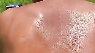 Francia James Outdoor POINT OF VIEW Butt sex Lovemaking