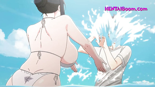 Stepmom Anime porn Dissolves for Big Manhood