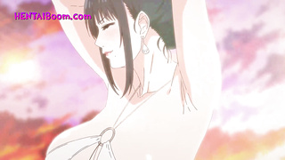 Stepmom Anime porn Dissolves for Big Manhood