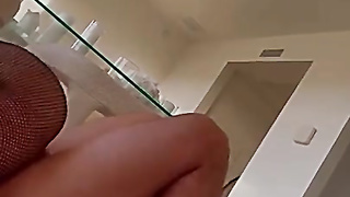 Stefanie Knight Bare Fishnet Railing Sausage Vid Leaked